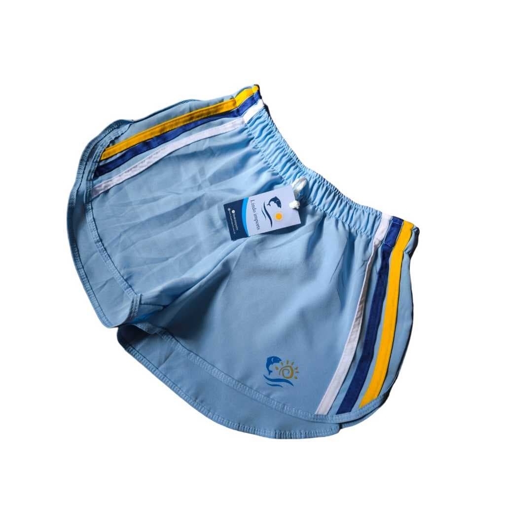 Short Feminino Moda Praia Treino Academia Estilo Listras