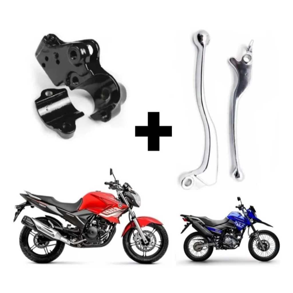 Kit Manicoto Esquerdo + Manete Embreagem + Freio Yamaha Tenere Lander Crosser Fazer 250 150 Fz25
