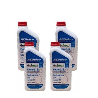 Kit 4 Litros Óleo 0w20 Acdelco Api Sp Sintético Dexos 1 - 98553888