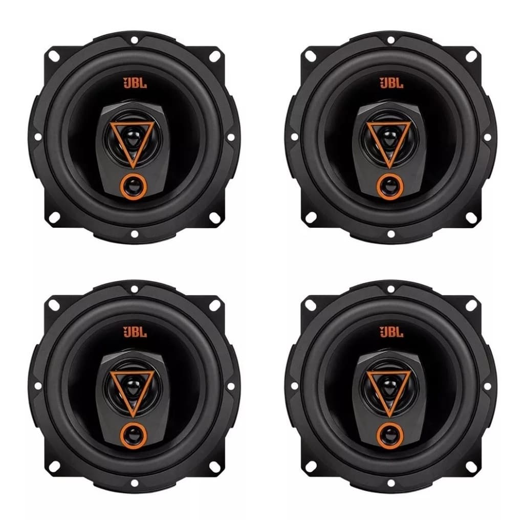 Kit 4 Alto Falantes 5 Polegadas Jbl 5trms80 Triaxial 320w 4 Ohms Multisystem