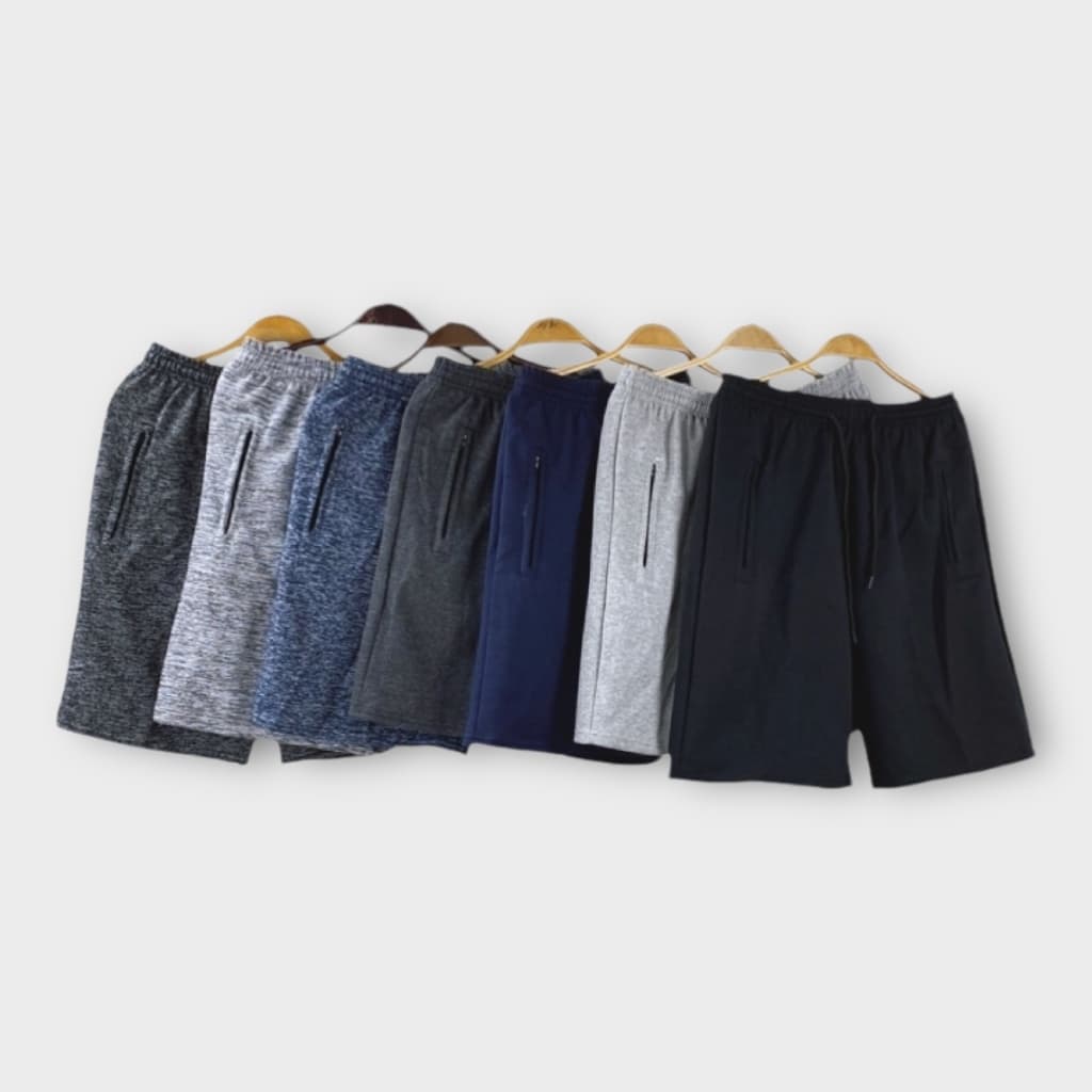 KIT 5 bermudas moletom masculina adulto cores SOLTIDOS pra casual treino conforto
