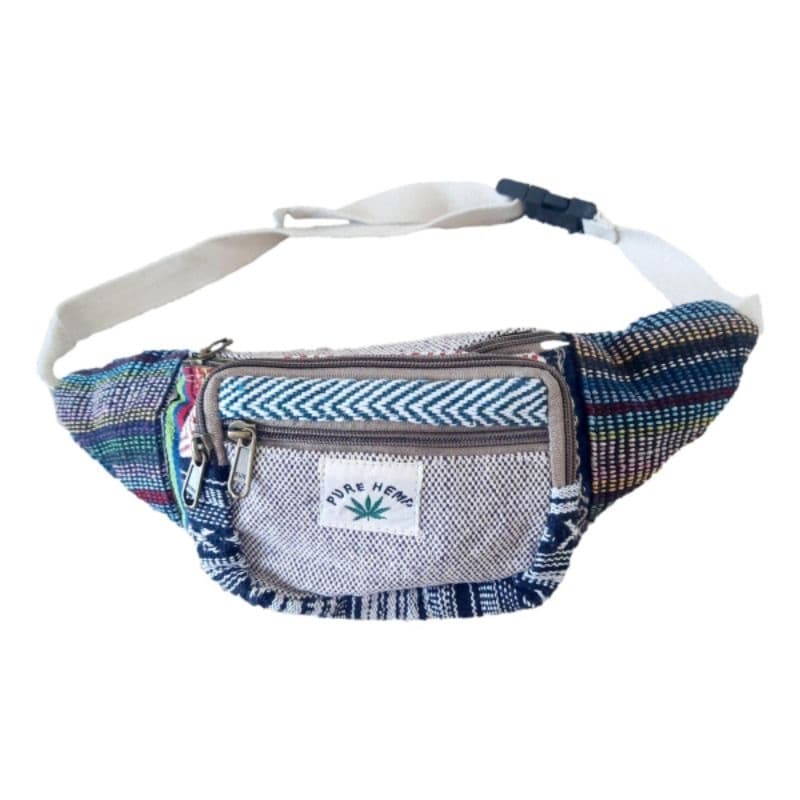 Bolsa pochete indiana em fibra natural 100% vegetal unissex