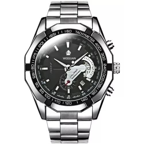 Relógio Masculino Pulseira De Aço Inox Weiguan Premium