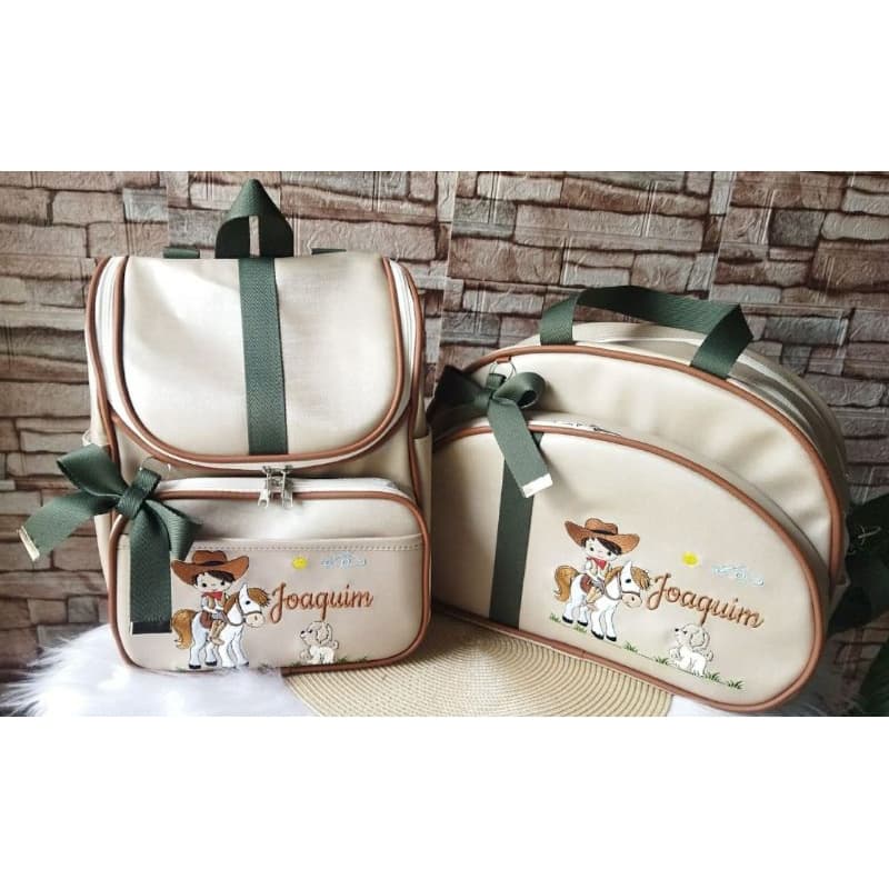 Bolsas Maternidade Personalizadas Menino Cawboy