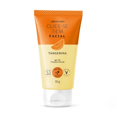gel de limpeza facial boticário cuide-se bem feira tangerina 50g