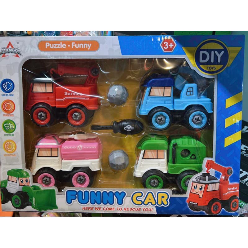 4 estilos de brinquedos de carro para infantil -grande