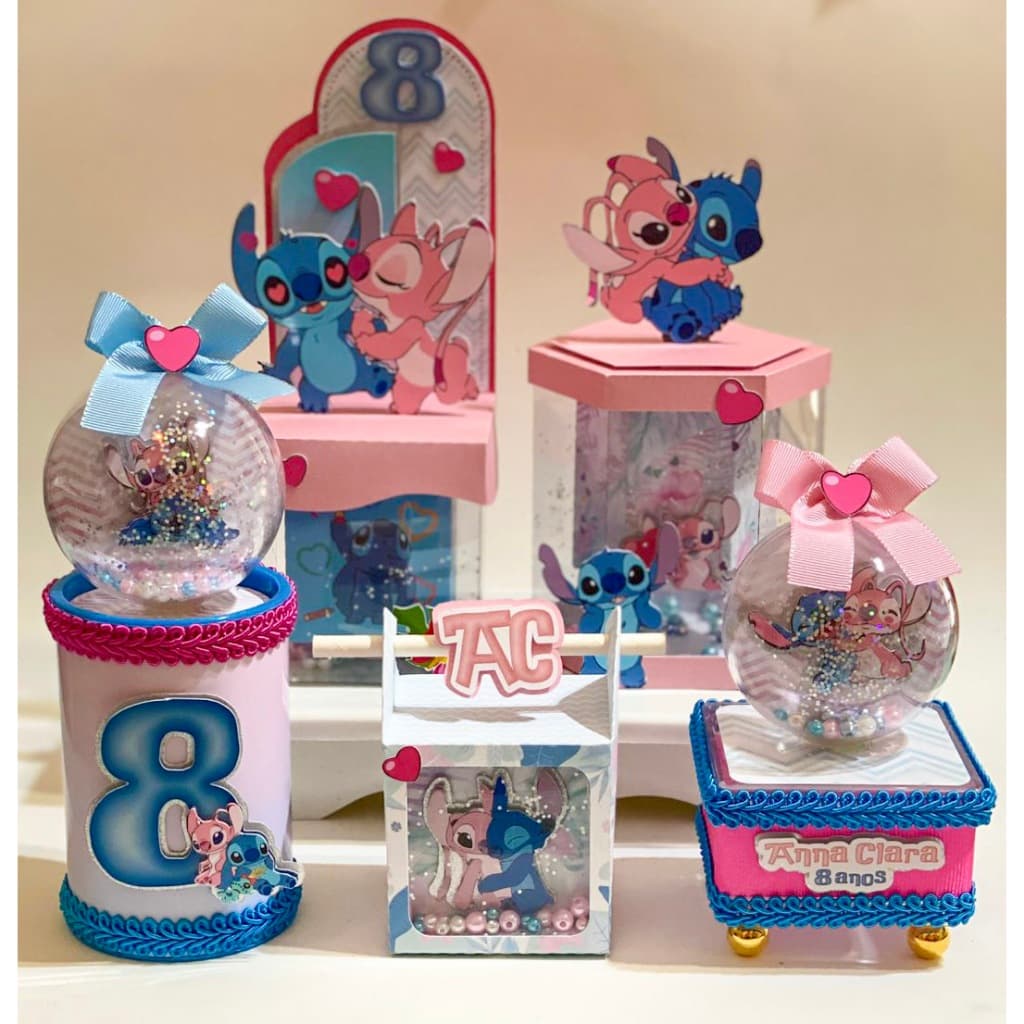 Kit Festa Premium STITCH - lembrancinhas personalizadas - papelaria personalizada