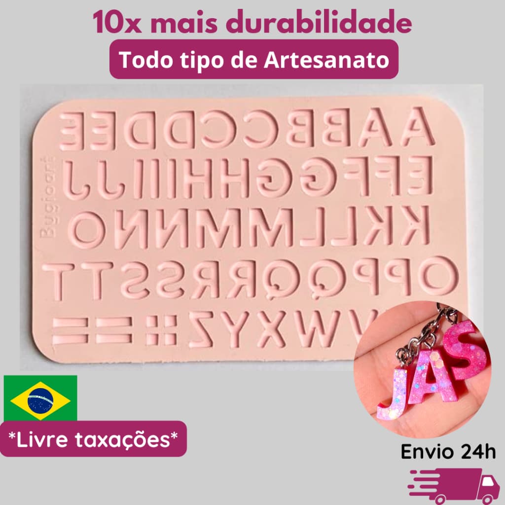 Molde de silicone letra mini alfabeto para artesanato resina epóxi bisquit confeitaria letras diy