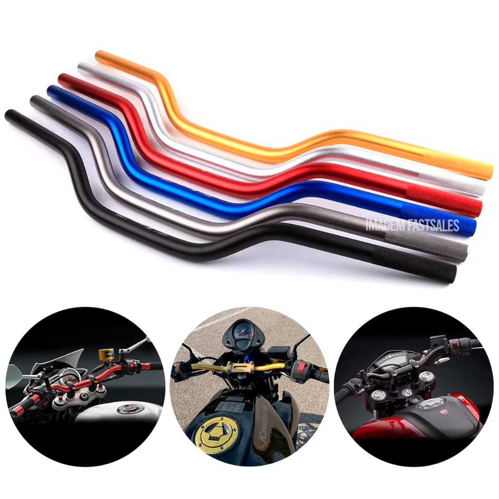 Guidão De Motocicleta 22mm 5/8 Polegadas Liga De alumínio Anti-Ferrugem