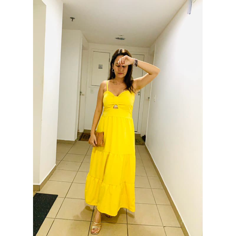 Vestido Feminino Longo Alcinha Várias Cores