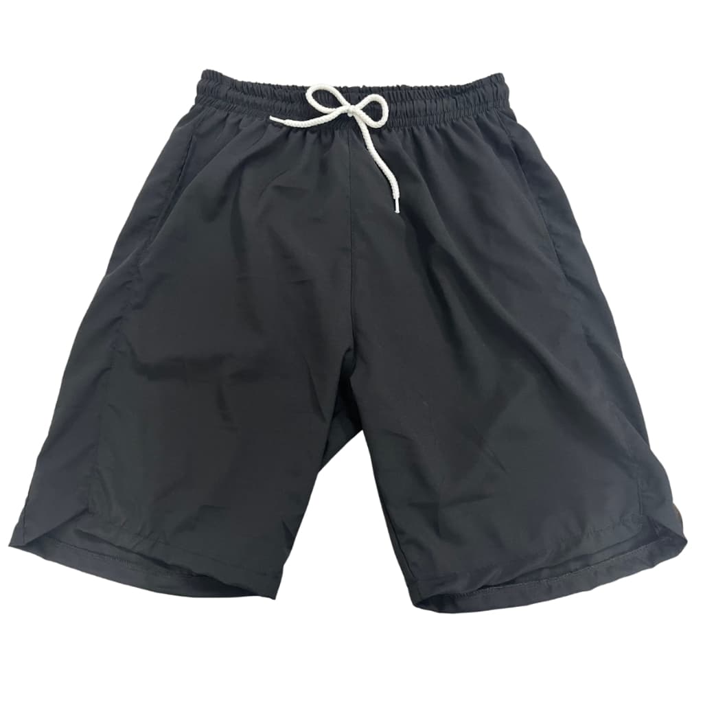 Bermuda Masculina Tactel Moda Verão Nadador Com Bolso e Detalhe Lateral