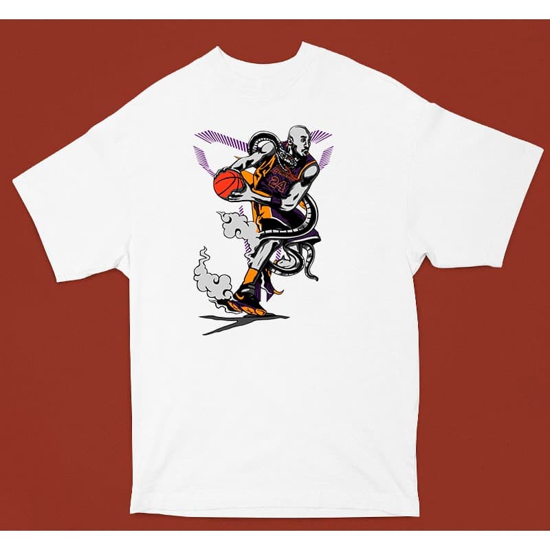 Camiseta Black Mamba Kobe Bryant Basquete Algodão Unissex