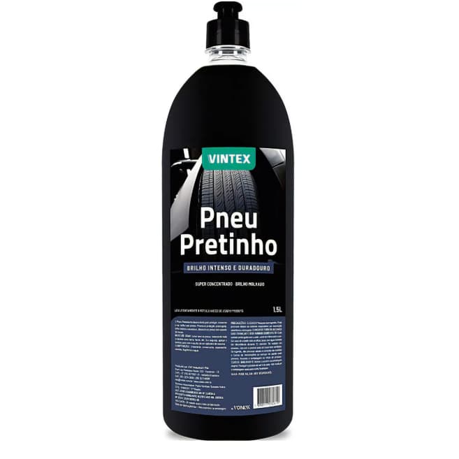 Brilha Pneus Pneu Pretinho Concentradol Vonixx Cor Preto 1,5L e 5L