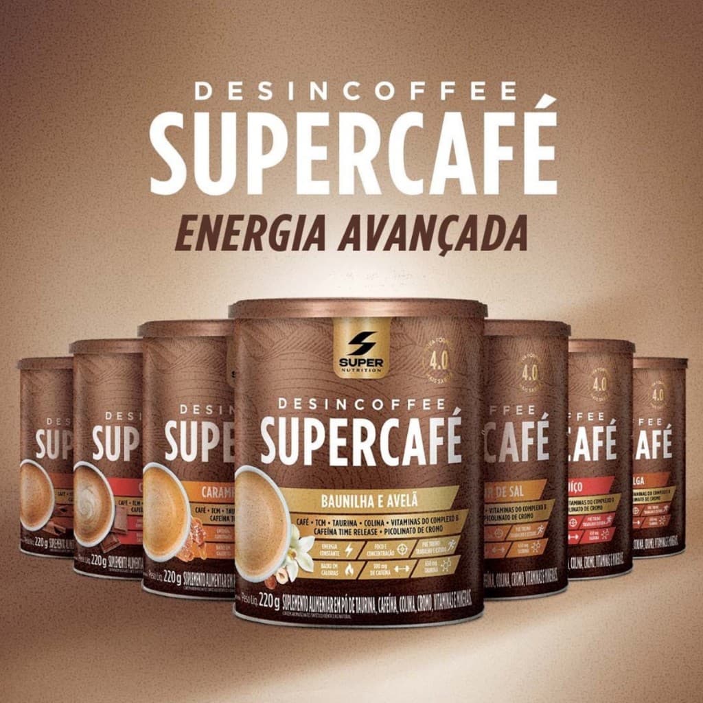SuperCafé Supercoffee Desincoffee 4.0 220g - Desincha