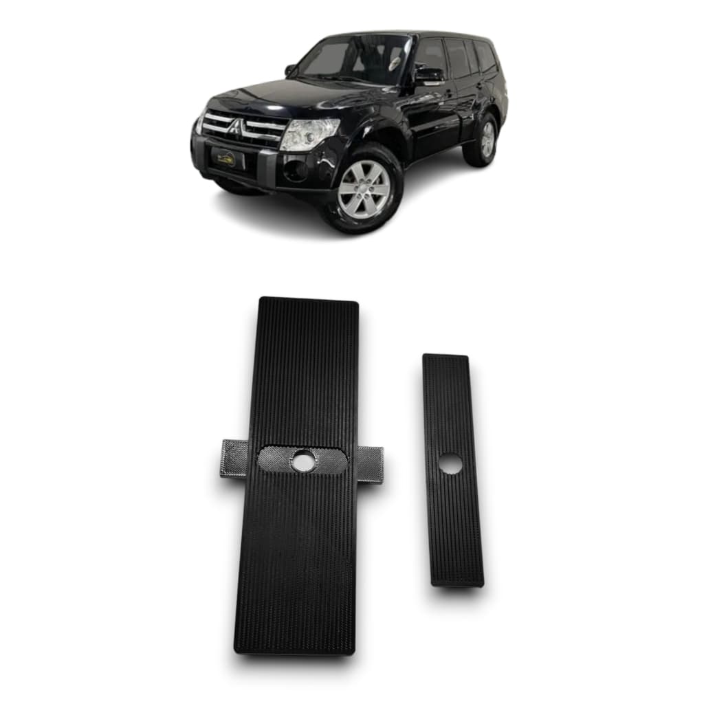 Kit Alavanca Esteira Câmbio Pajero Full Trilho Guarda Pó