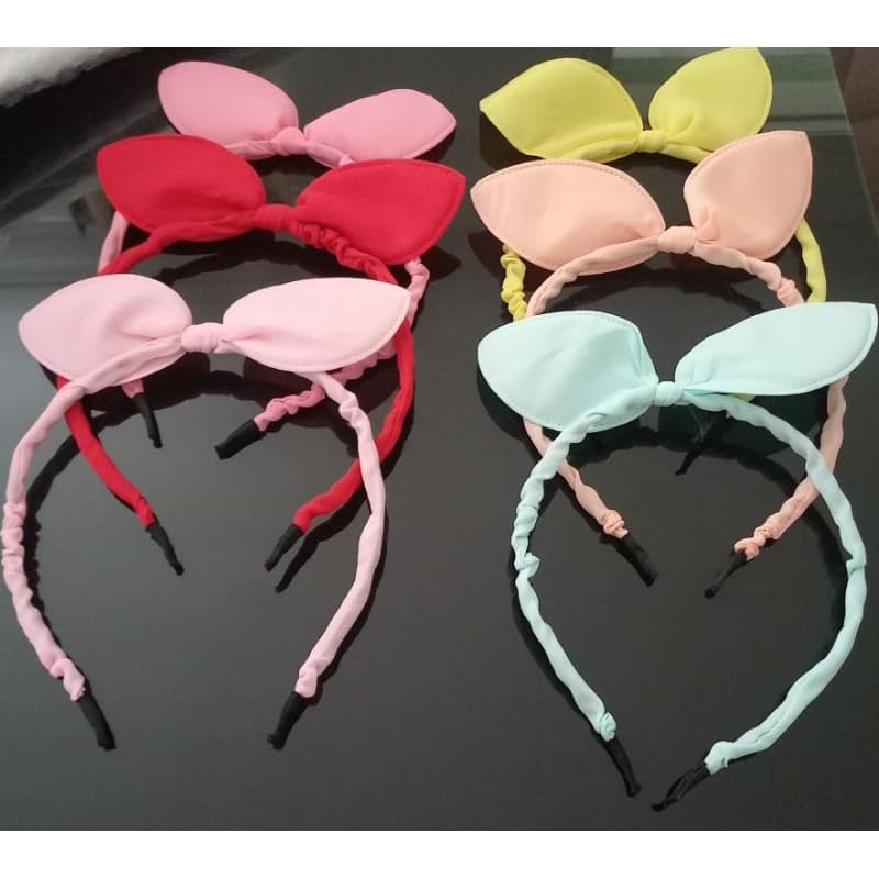 Tiara Feminina Infantil Com Laço Acessório de Cabelo