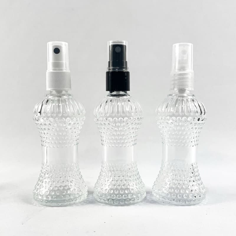 kit 20 frascos de vidro para lembrancinha home spray 50ml cinturinha