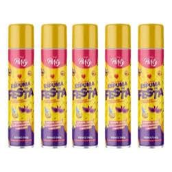 My Party Espuma De Festa Kit 5 Unidades 400ml cada