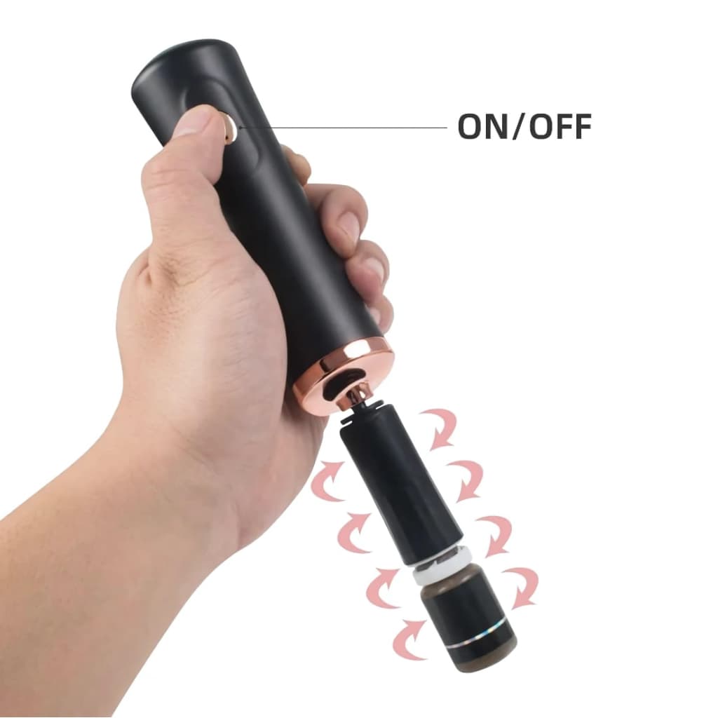 Misturador Agitador Cola Pigmento Elétrico Cilios Branco Preto Black