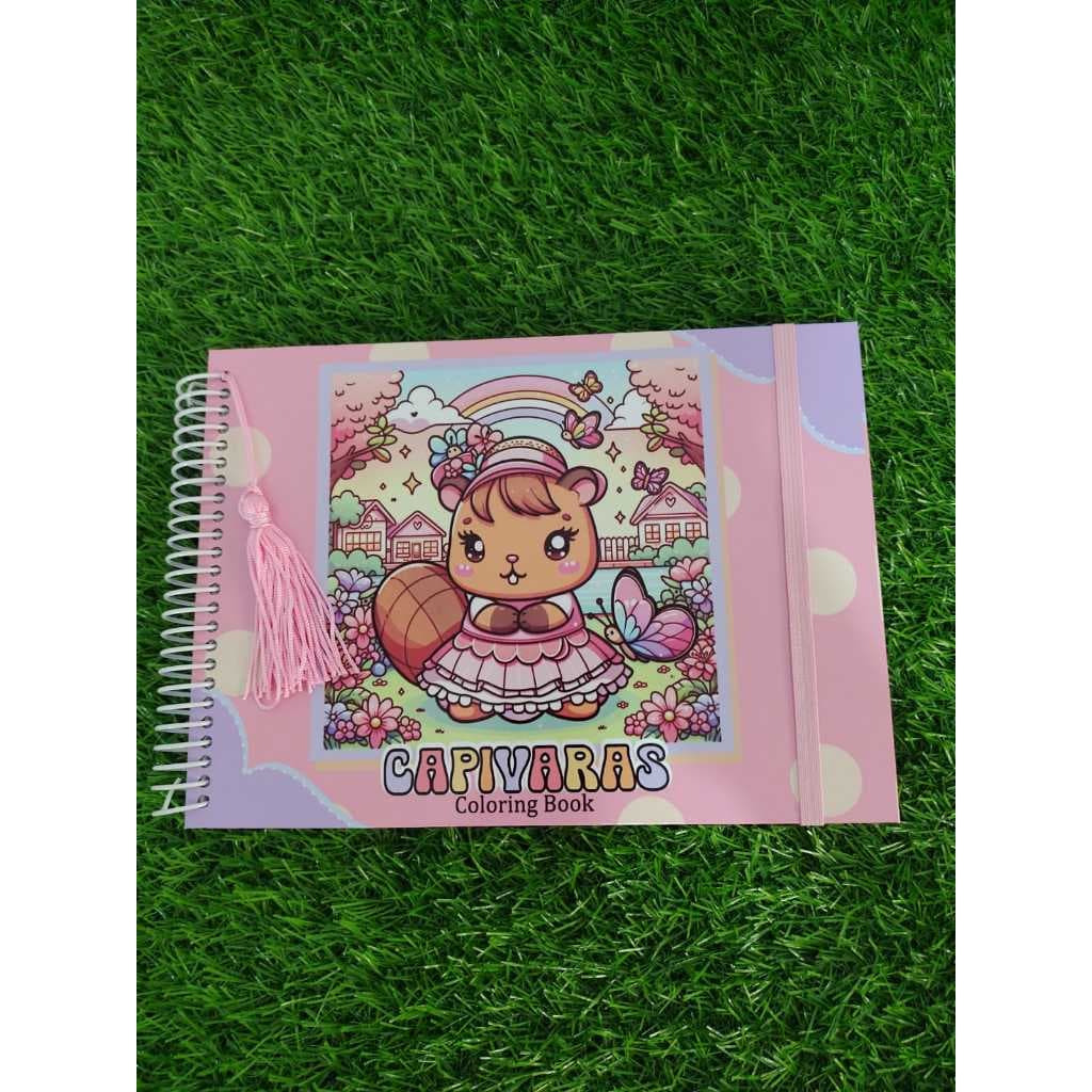 Livro de Colorir Capivara Cure Coloring Book
