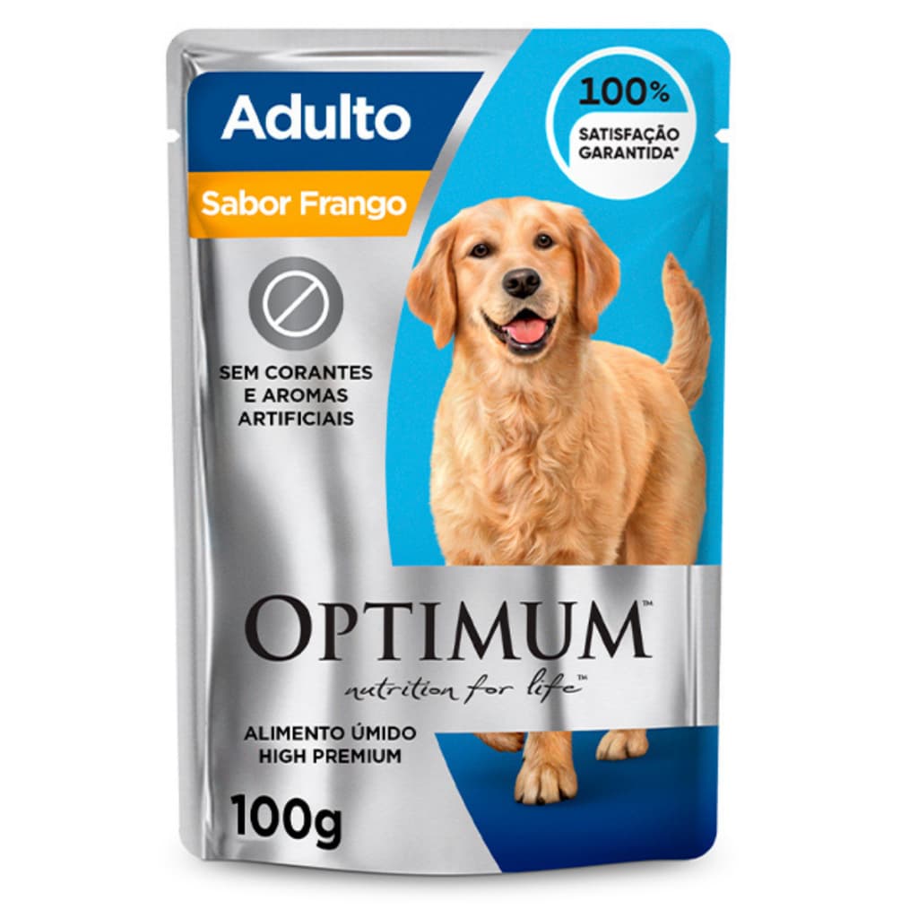 Optimum Sachê Para Cães Adultos 100g