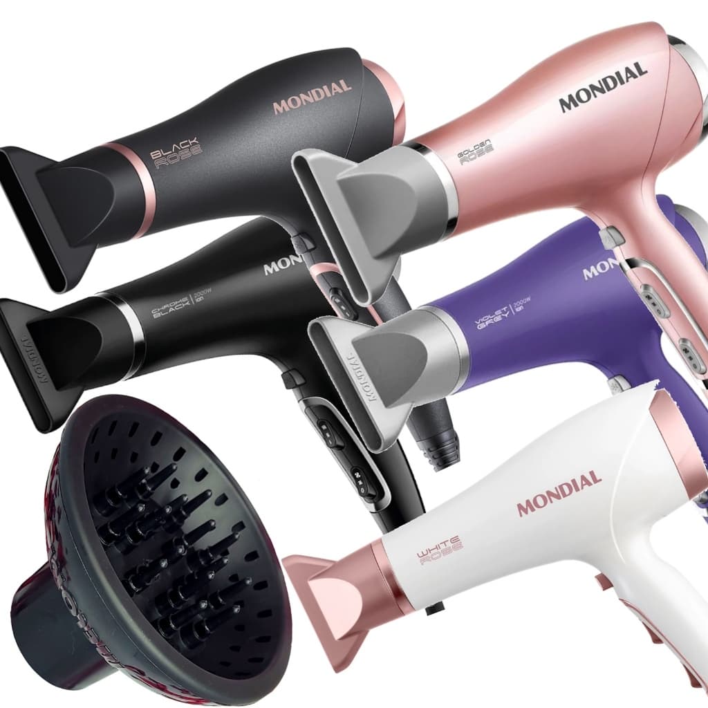 Difusor Definidor De Cachos Bico Grande Crespos Secador Cabelos Mondial Golden Rose SC-32 SC-37 SCN-11 SCN-50 SCN-04