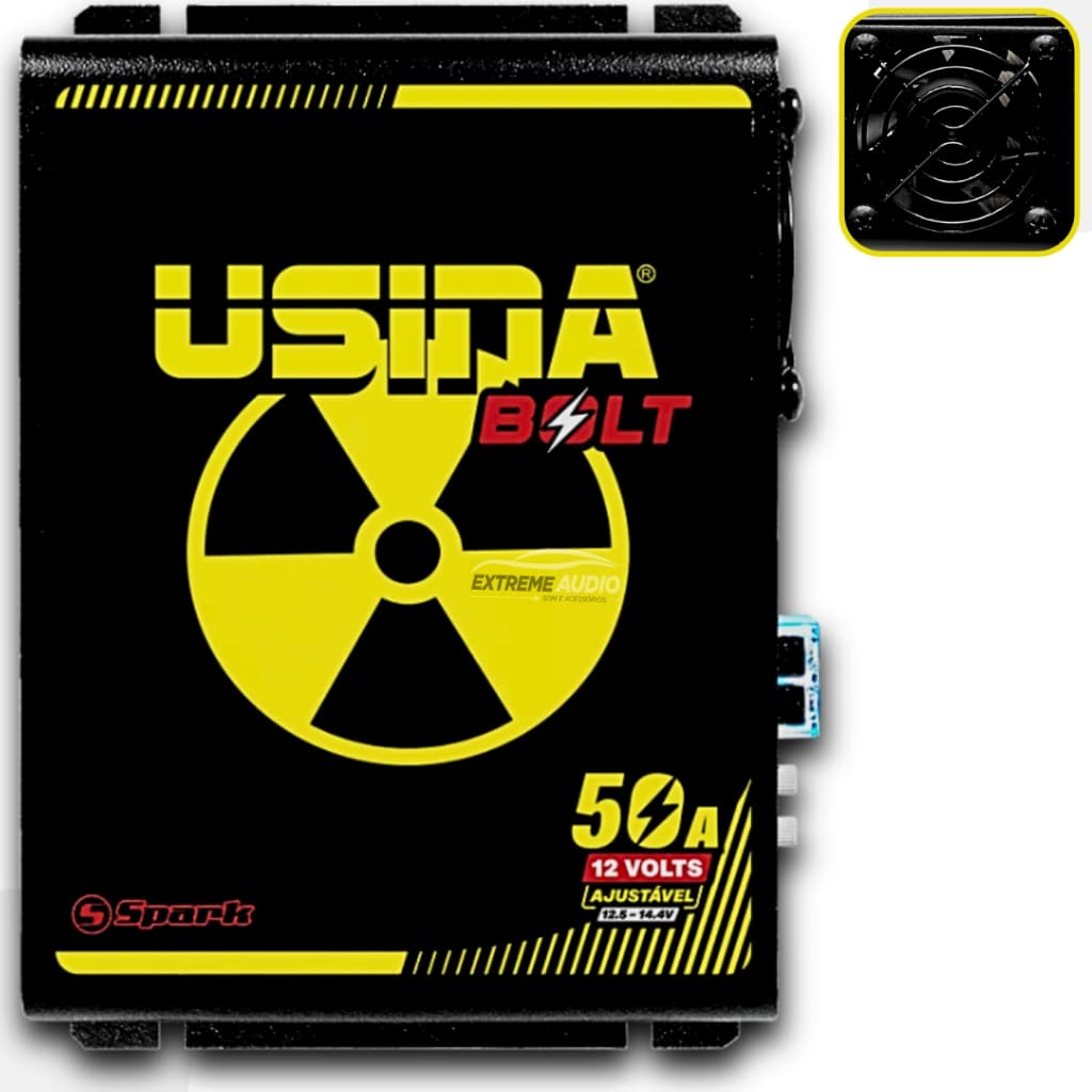 Fonte Usina Carregadora Bolt 50A Bivolt 12V Automatica