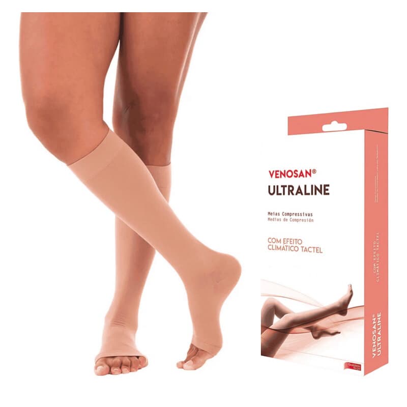 Meia Venosan 4000 Ultraline 20-30 mmHg 3/4 mmHg Cor Bege