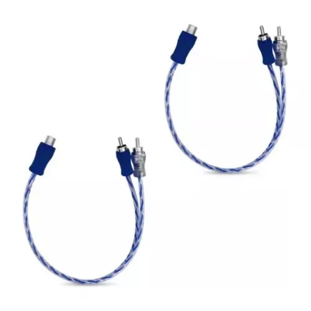 2pcs Cabo Y 1 Fêmea 2 Machos Injetado Dupla Blindagem Som