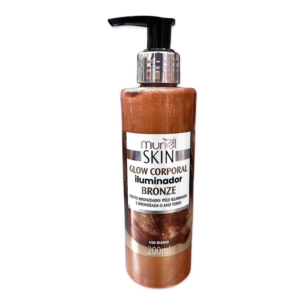GLOW CORPORAL ILUMINADOR BRONZE SKIN 200ML MURIEL