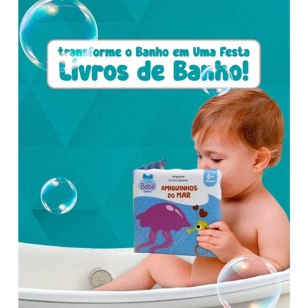 Livro de banho para bebês - 0 a 2 anos