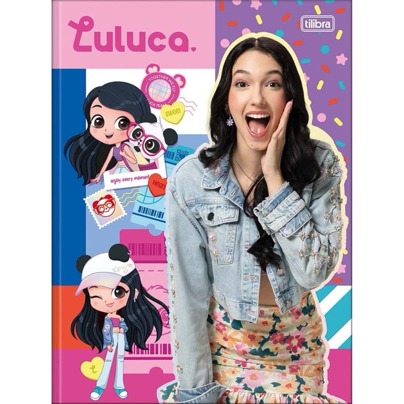 Caderno tilibra da luluca com 48 folhas