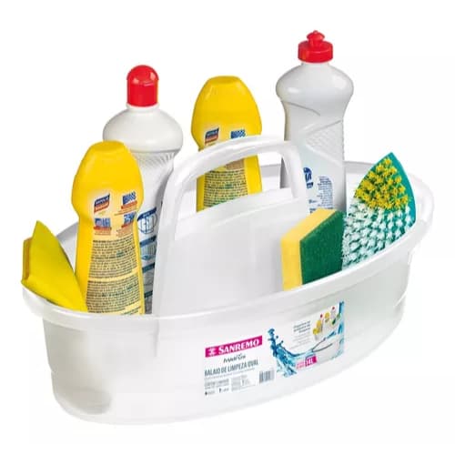 Balaio de Limpeza Oval Plástico Transparente Hydrus Sanremo