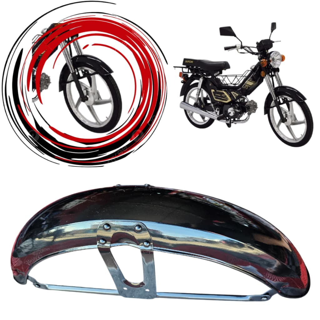 Paralama Dianteiro Shineray XY 50 Magrelinha Preto