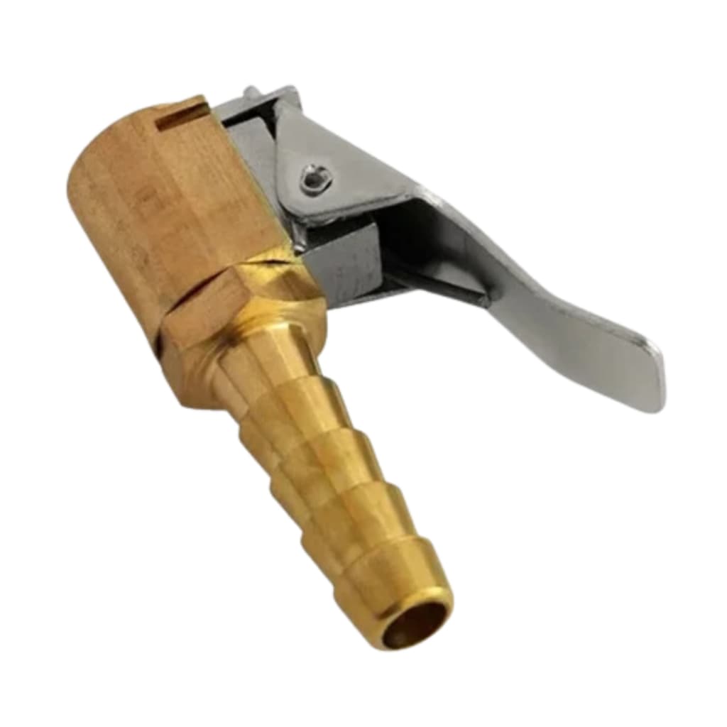 Bico Inflador Com Presilha Calibrar Encher Pneus Profissional
