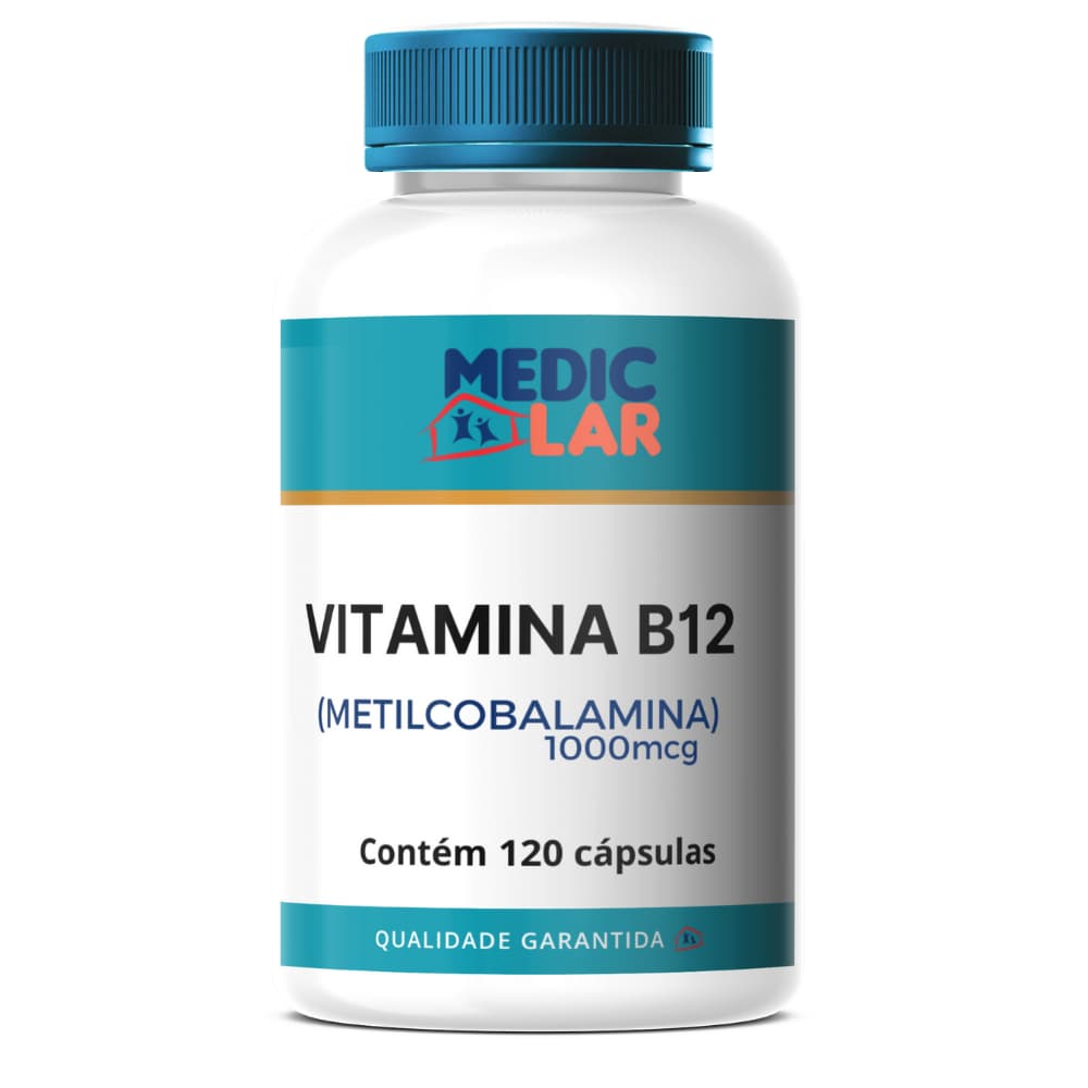 Vitamina B12 1000mcg Metilcobalamina Autêntica120 cápsulas (Original)