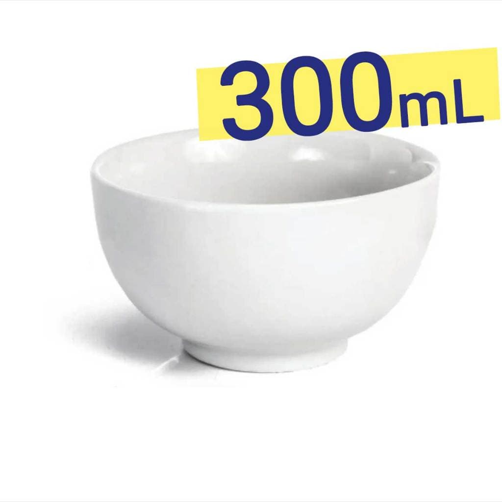 Cubeta Porcelana 300mL Autoclavável Estética - Argilas, Cremes, Máscaras, Peelings