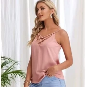Blusa Feminina Regata de Alcinha Tamanho G – Conforto e Estilo para o Dia a Dia! ✨