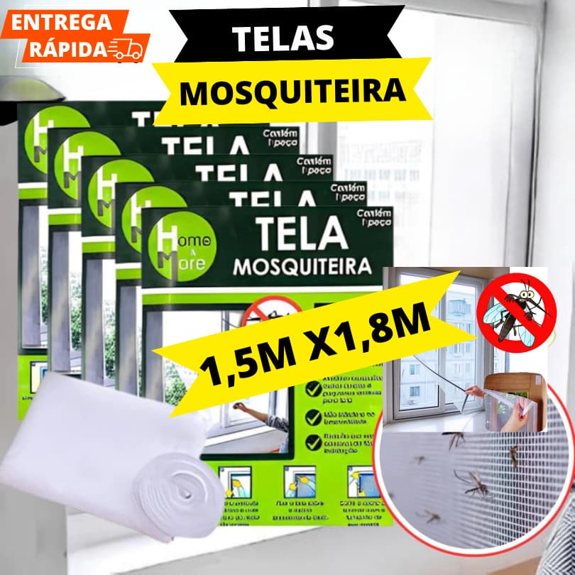 Telas Mosquiteiras De Proteção Para Janela Com Velcro Contra Mosquito Insetos Removível E Segura