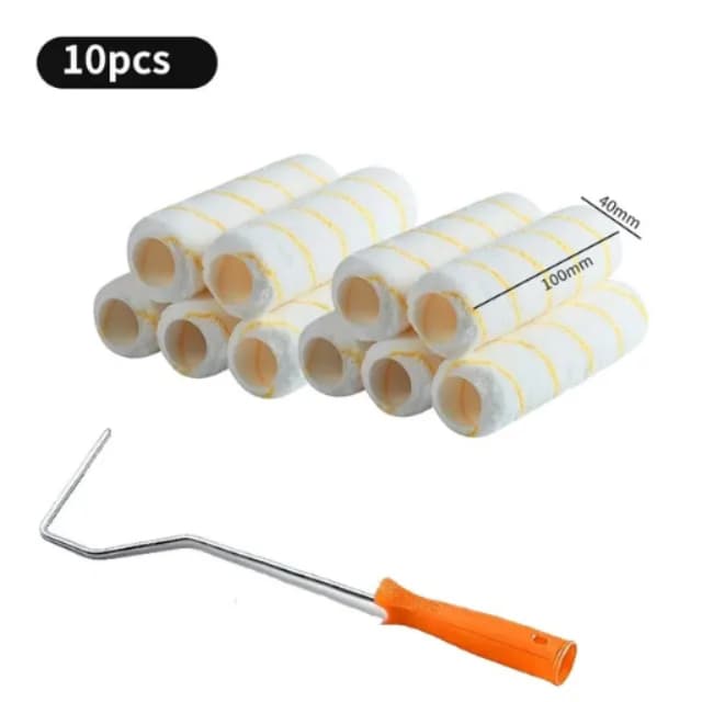 Kit mini Rolo de pintura de 9 '', Revestimento De Pintura, Kit De Rolo De Pintura De Poliéster