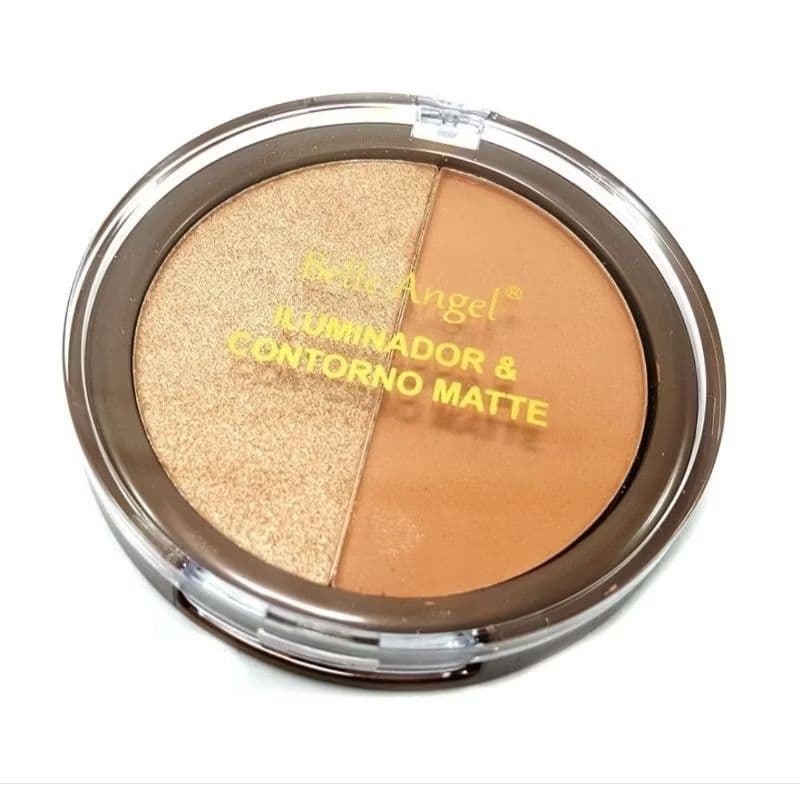 Iluminador e contorno matte - Belle Angel NOVIDADE