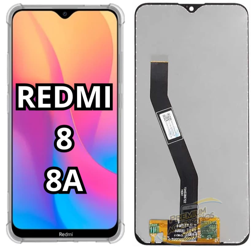 Frontal Tela Display Touch Redmi 8/8a - A Pronta Entraga