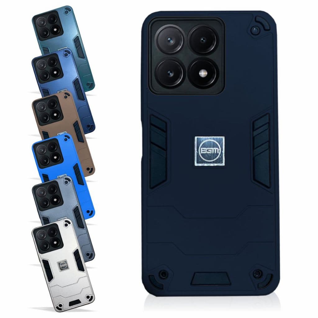 Capa Capinha Anti Shock Armadura + Película Para Poco X6 Pro