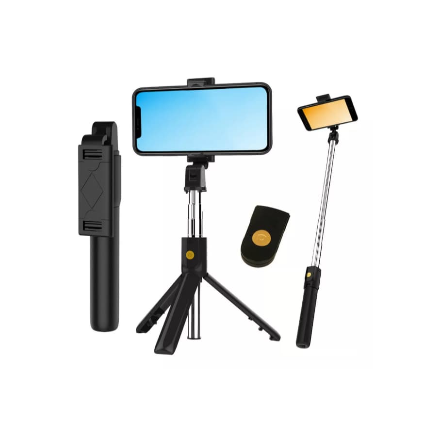 Bastão Selfie Celular Gopro Controle Via Bluetooth Tripé