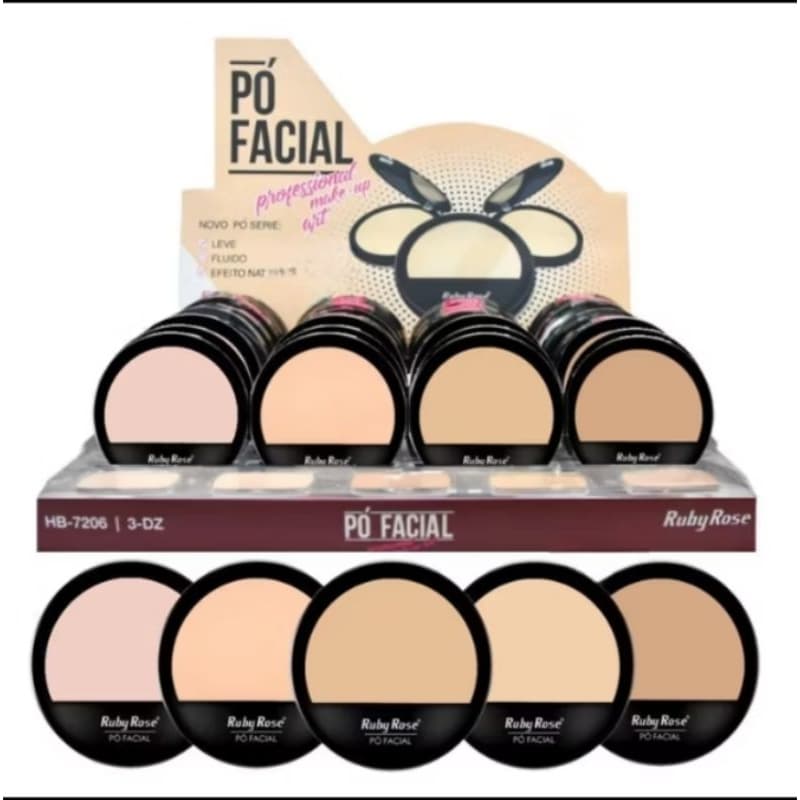 PÓ COMPACTO FACIAL- RUBY ROSE