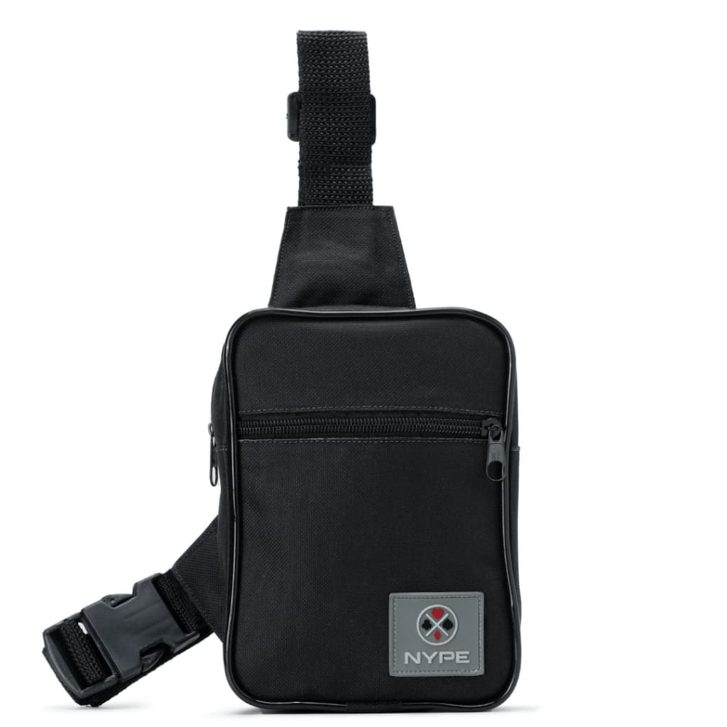 Shoulder Bag Bolsa Mini Tranversal Pochete Tira colo Lateral Espaçosa Multifuncional Alça Regulavel Preto Bolsa de Ombro