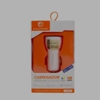 Carregador Veicular 5v 4.8a Rápido 2 Portas Usb Automotivo