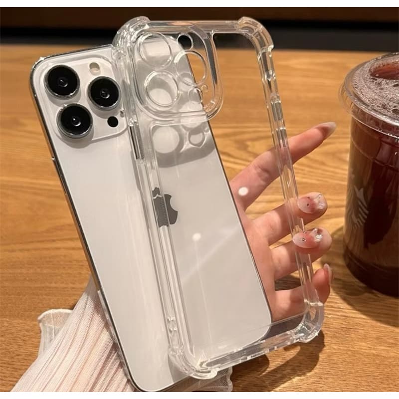 Capa Transparente Anti impacto TPU Para IPhone 7/8 7/8Plus x/xs XR 11 12 13 14 15 16