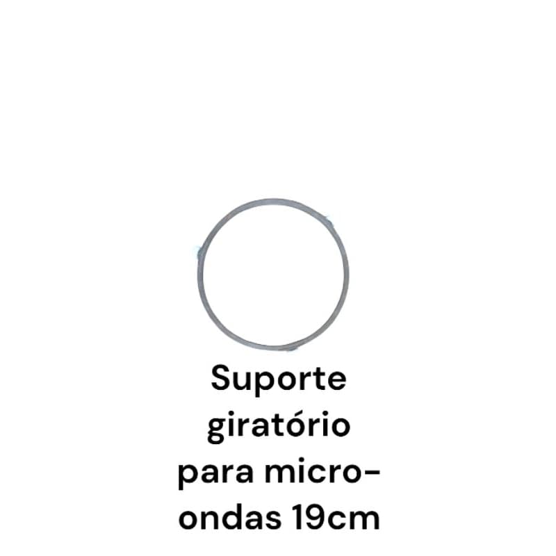suporte giratório para micro ondas 19 cm