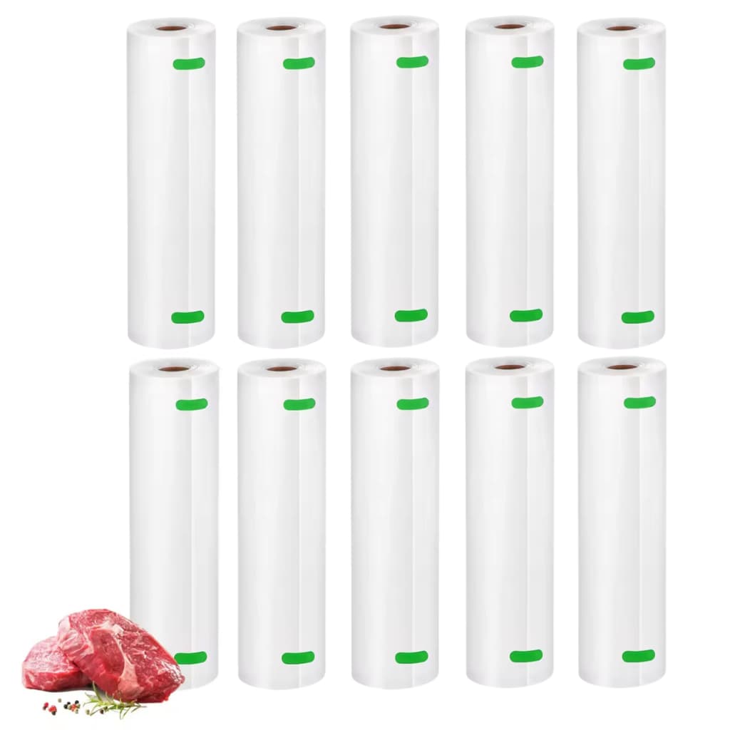 Plástico Para Seladora À Vácuo 10 Rolos 15cm X 5m Gofrado